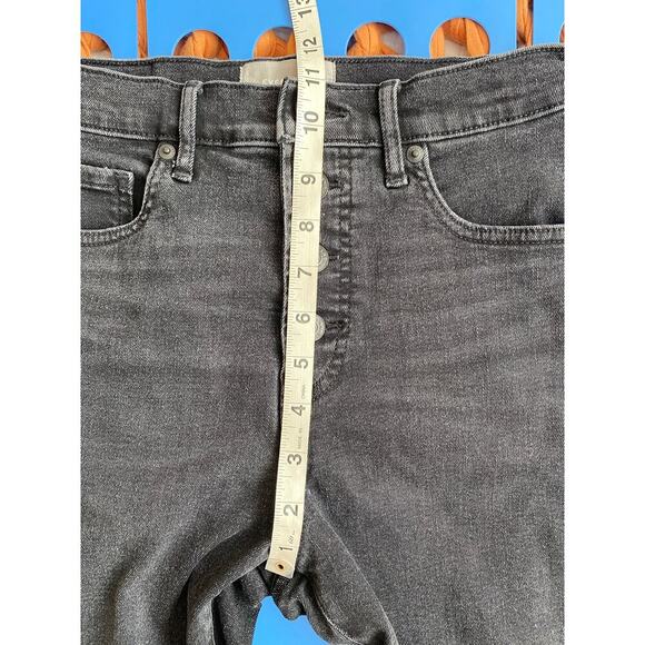 Everlane Black High Rise Authentic Stretch Skinny Exposed Buttons Jeans Size 29 - Picture 13 of 14
